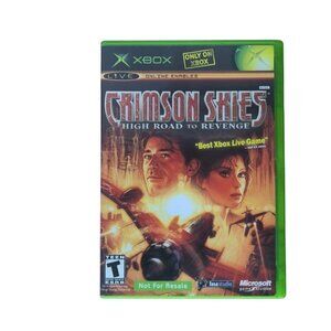 Crimson Skies High Road To Revenge Xbox Game 2004 Manual & Case